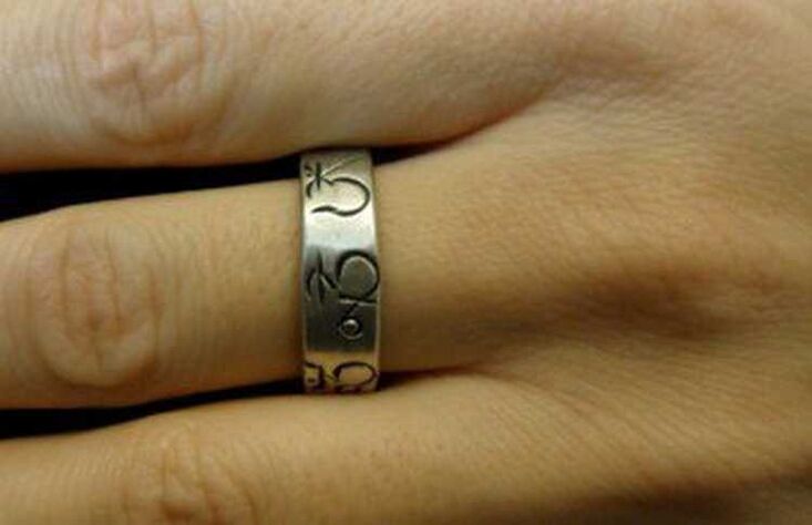 Anillo como amuleto de buena suerte.